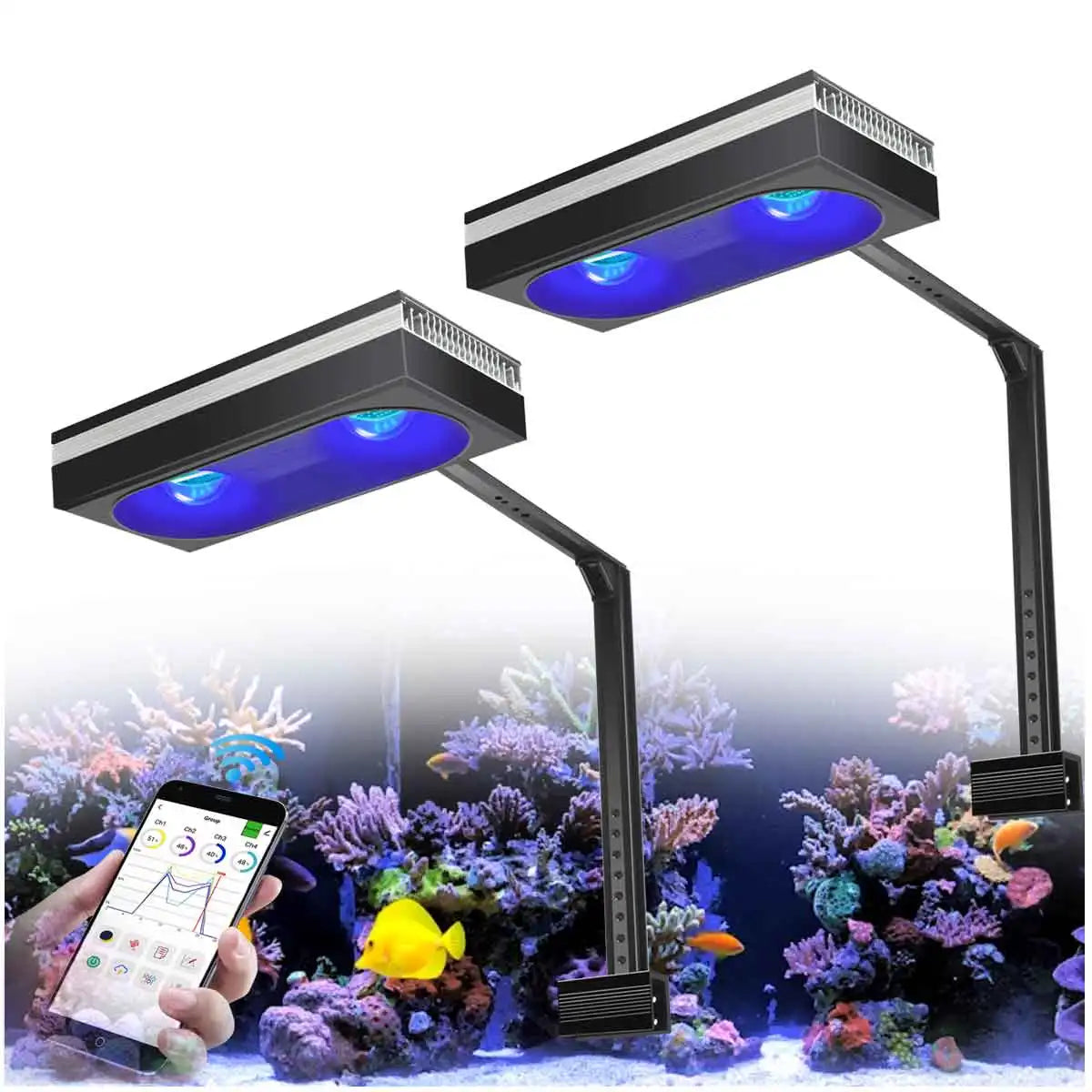 Full Spectrum Aquarium Lamp for Reef Coral SPS/LPS Aquarium Tank