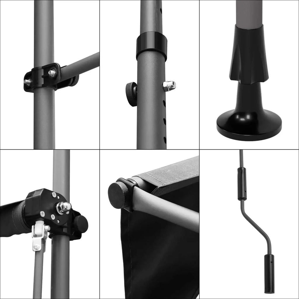 Awning Balcony Patio Retractable Awning UV50+ Sun Shade Awning