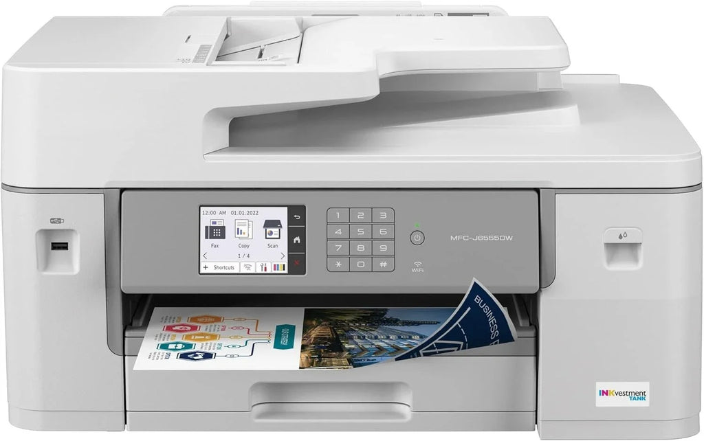 MFC-J6555DW Tank Color Inkjet All-in-One Printer with11” x 17” Print, Copy, scan