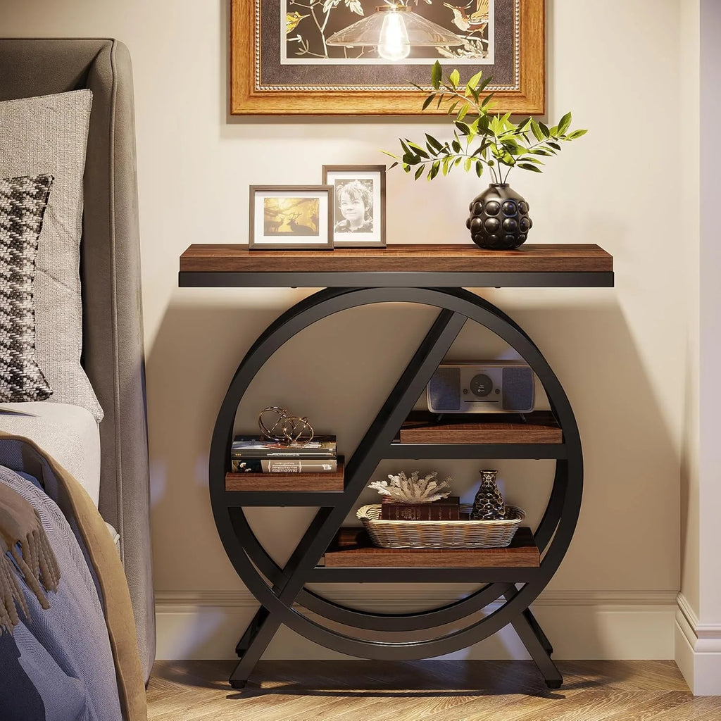 3-Tier Narrow Side Table for Living Room