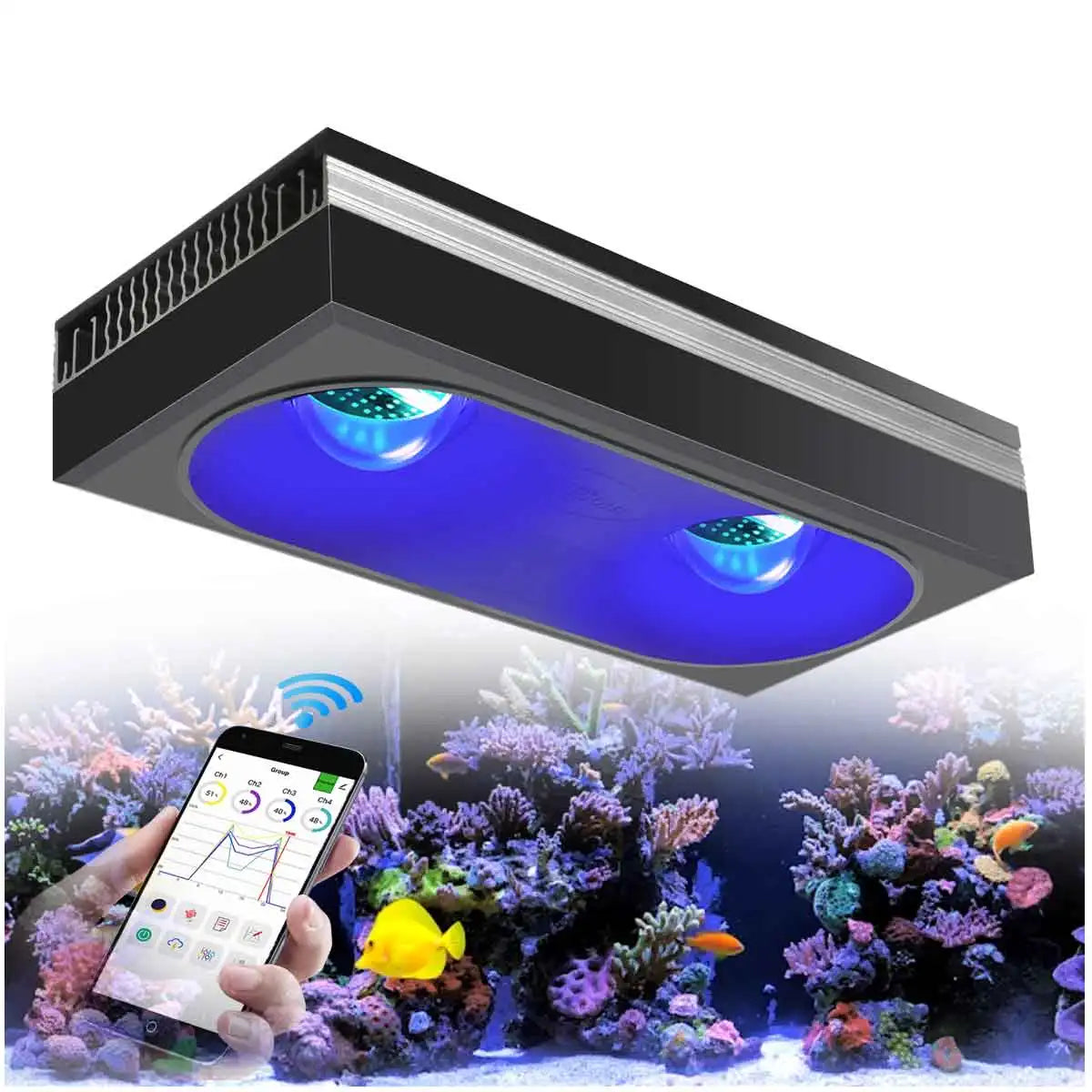 Full Spectrum Aquarium Lamp for Reef Coral SPS/LPS Aquarium Tank