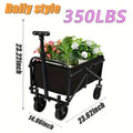 Heavy Duty Grocery Cart for Shopping, Beach, Camping, Sport