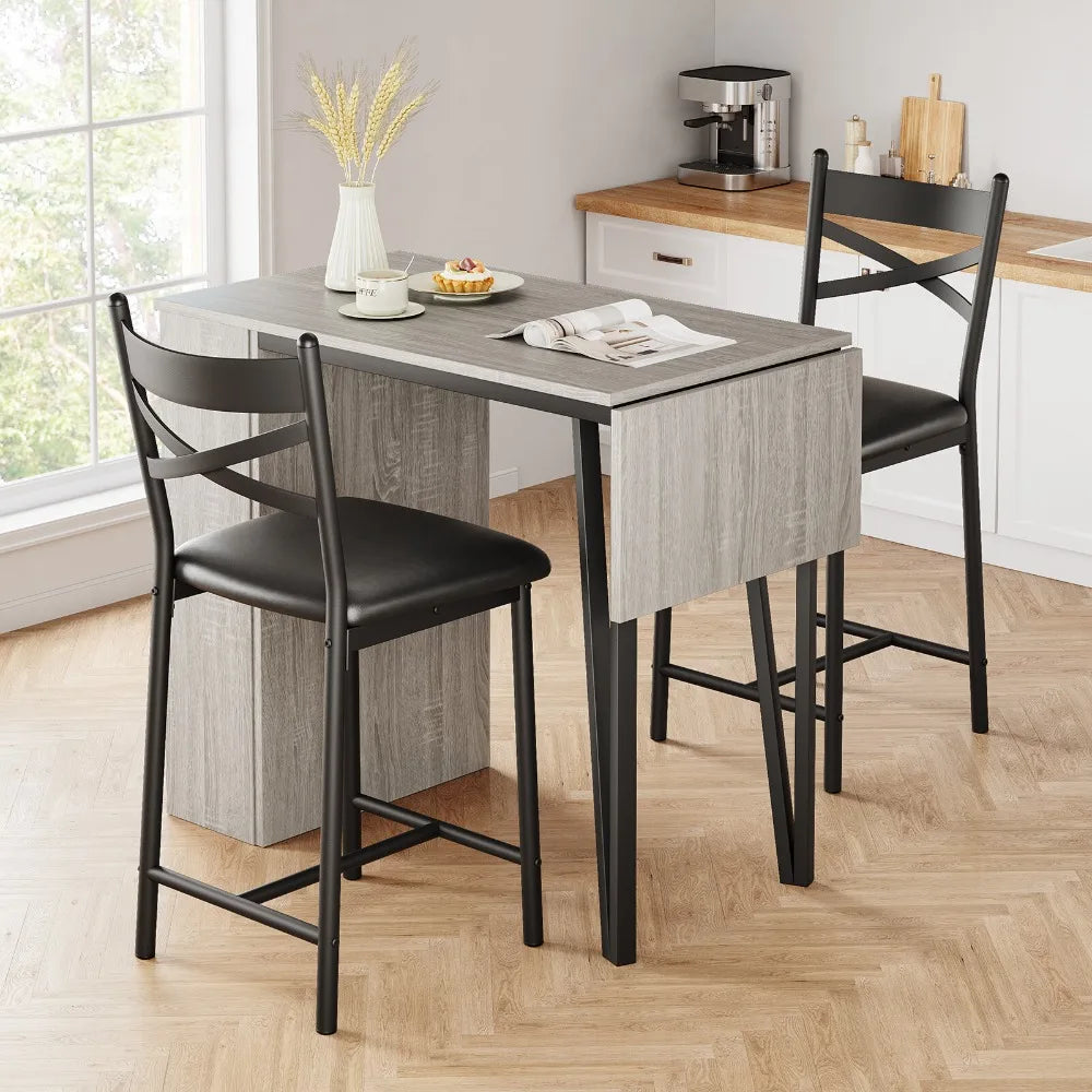 3-Piece Counter Height Dining Table Set