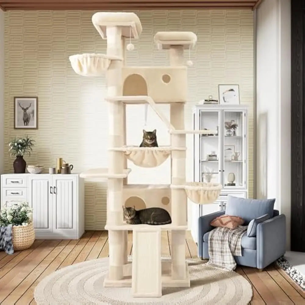 81in Multi-Level Tall Cat Tree Tower & Condo