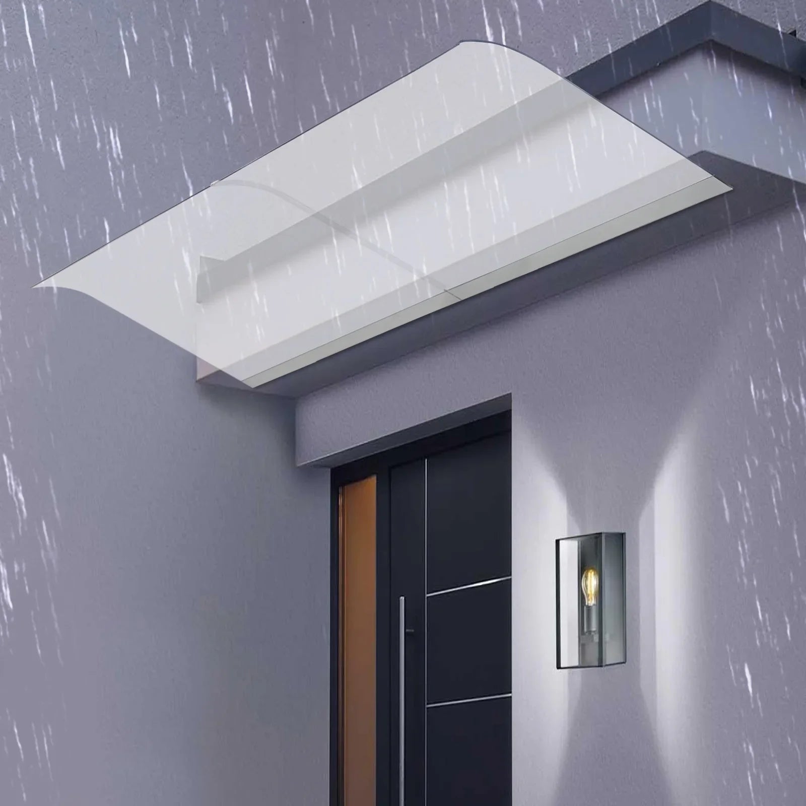 Wall Mounted Canopy 30cm Snow Awning for Entrances Windows