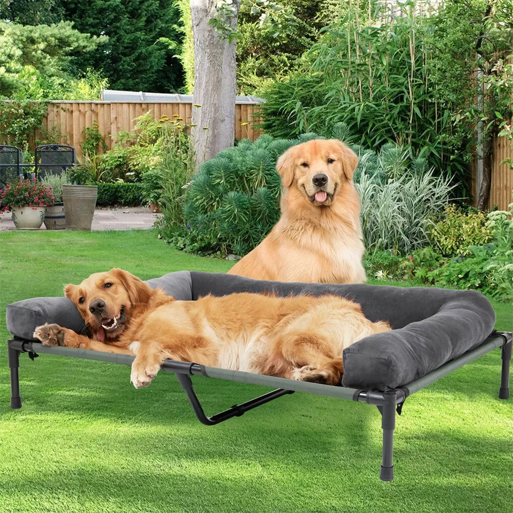 BINGOPAW Outdoor Elevated Dog Pet Lounger