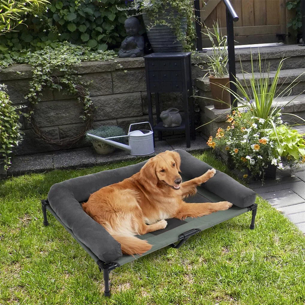 BINGOPAW Outdoor Elevated Dog Pet Lounger