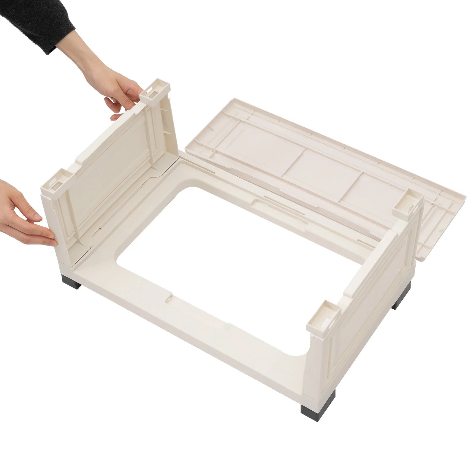 Plastic Chest of Drawers Organiser with Lock For Bedroom