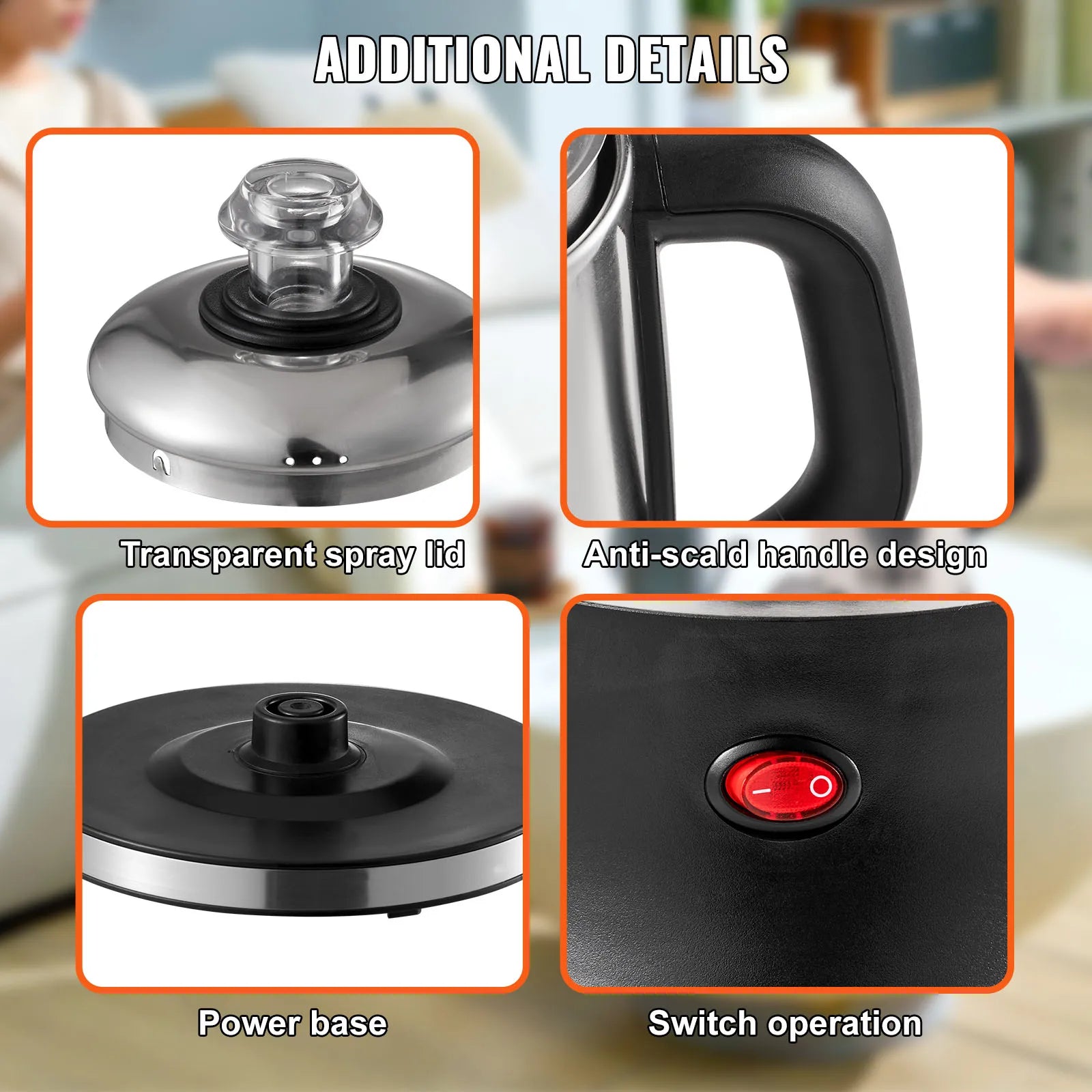 12-Cup Electricl Coffee Percolator with Keep Warm Function