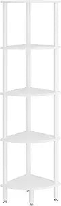 5 Tier Corner Shelf Display Rack for Living Room