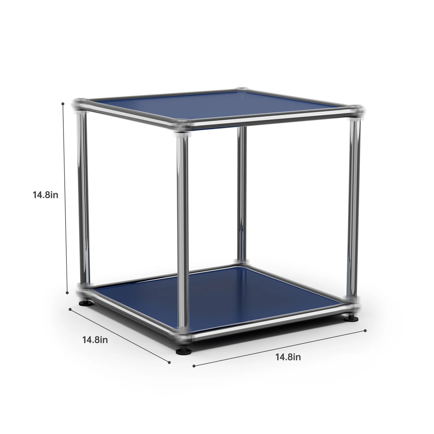 Stainless Metal Organizer TV Stand for Living Room