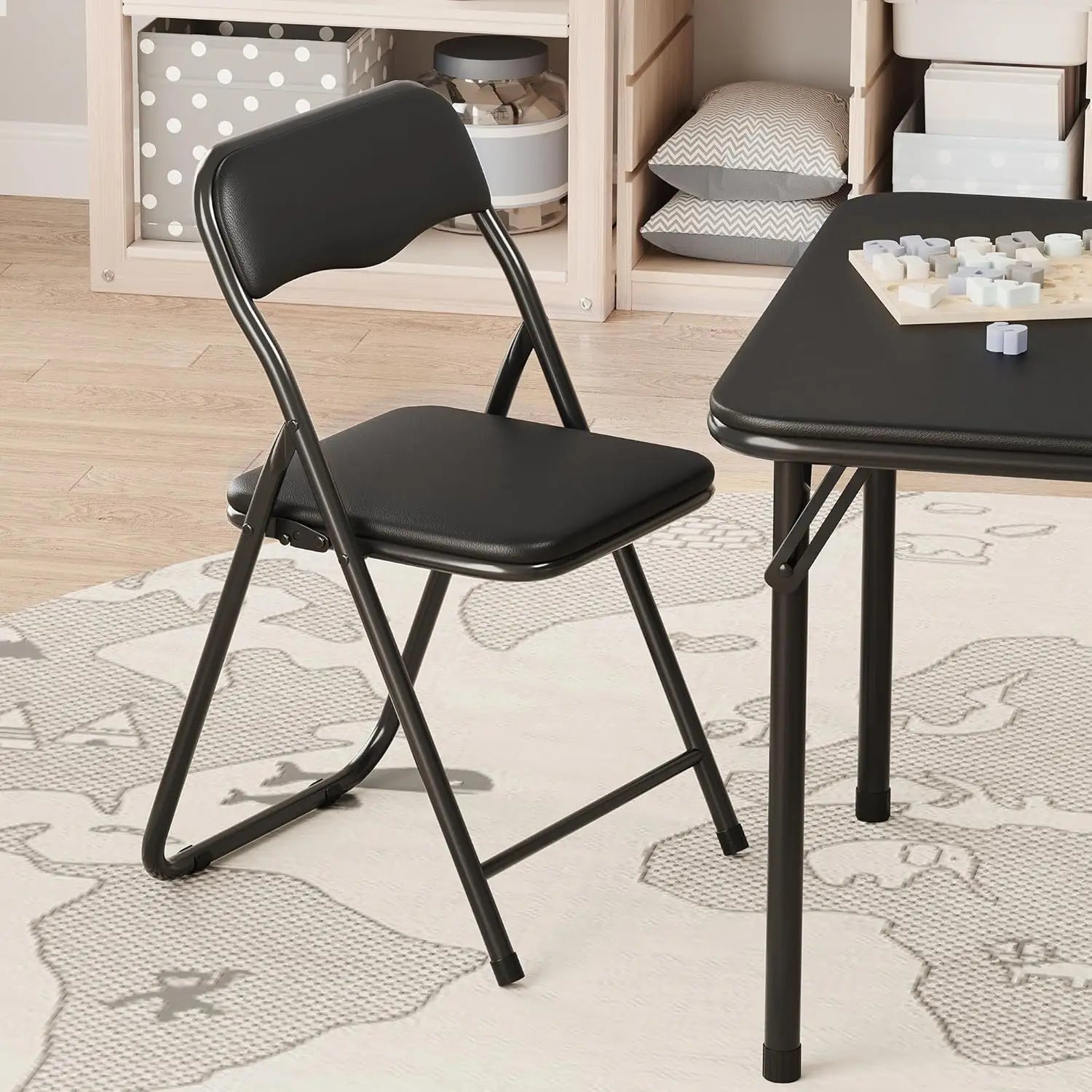 Boys and Girls Folding Table and Chairs Set