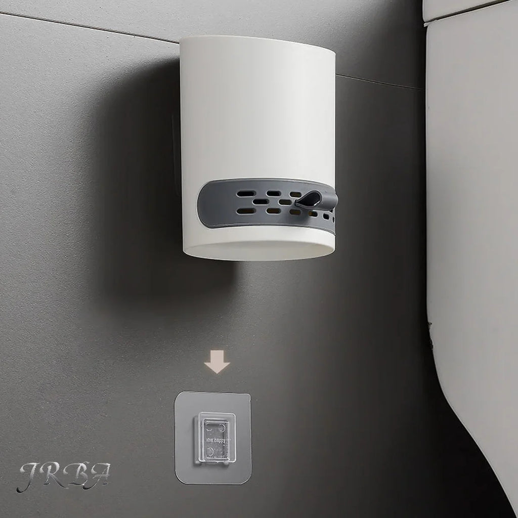 Toilet Brush Holder Set Silicone with Refillable Handle