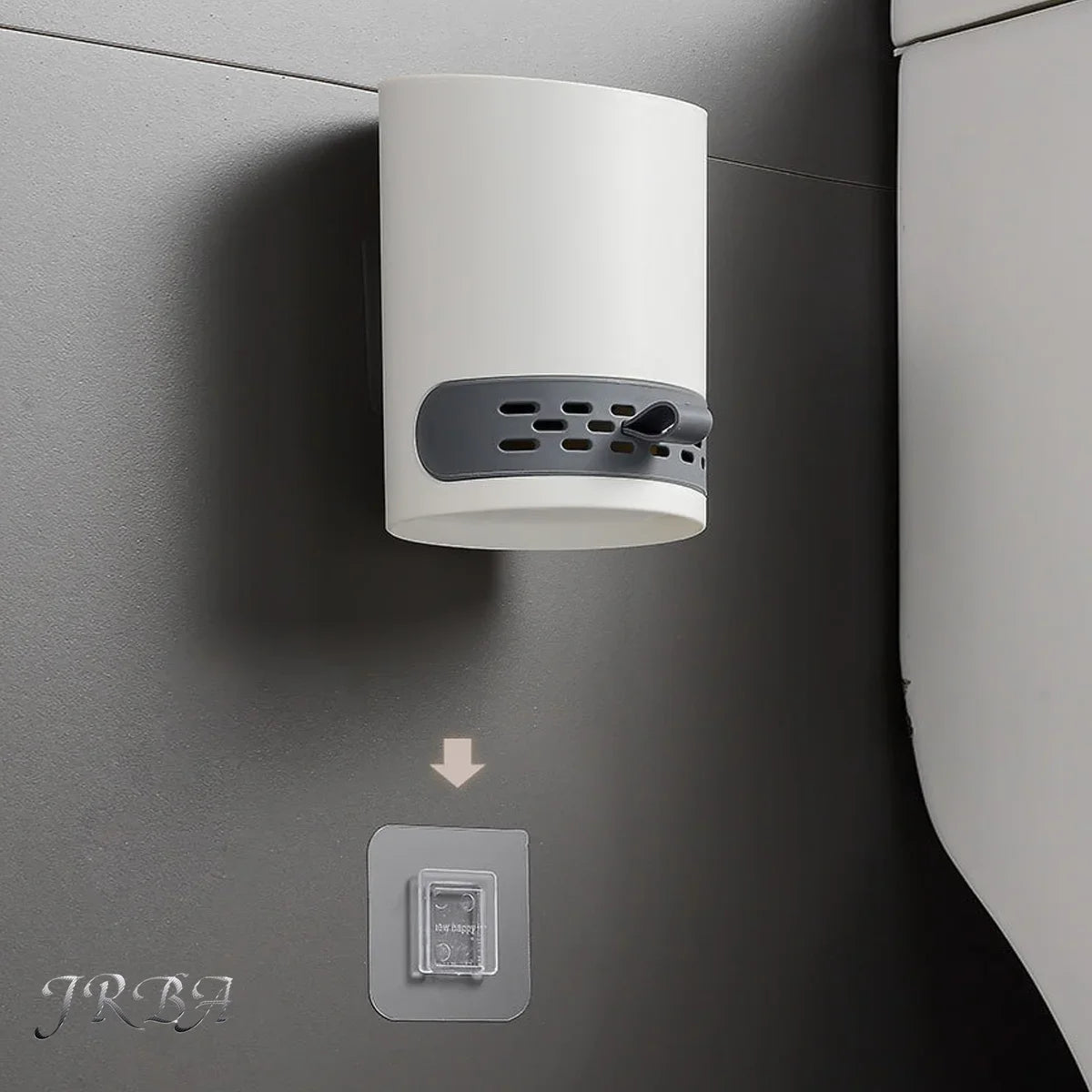 Toilet Brush Holder Set Silicone with Refillable Handle