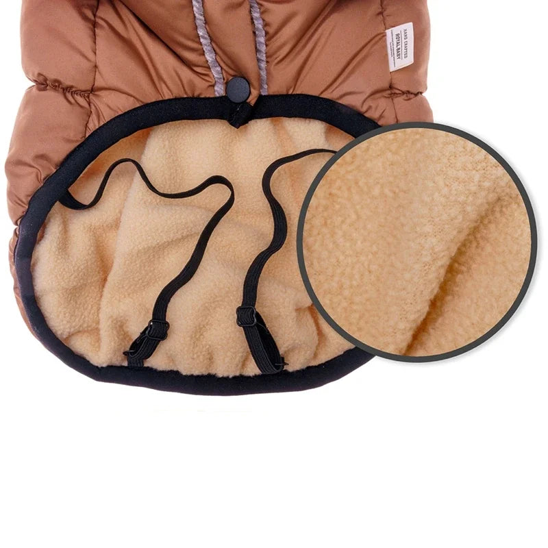 Winter Dog Clothes Hooded Coat for Small Medium Dogs