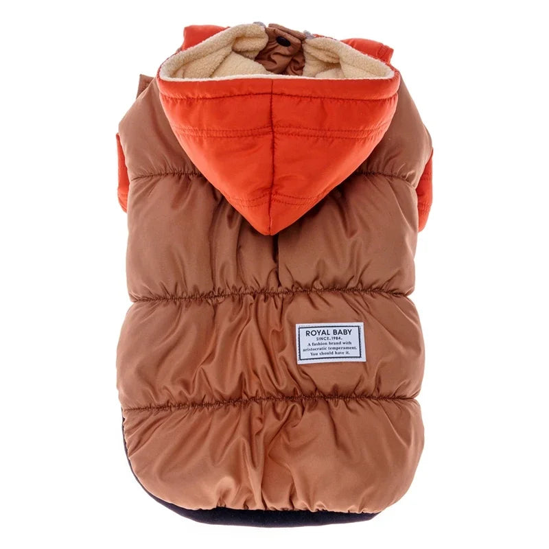 Winter Dog Clothes Hooded Coat for Small Medium Dogs