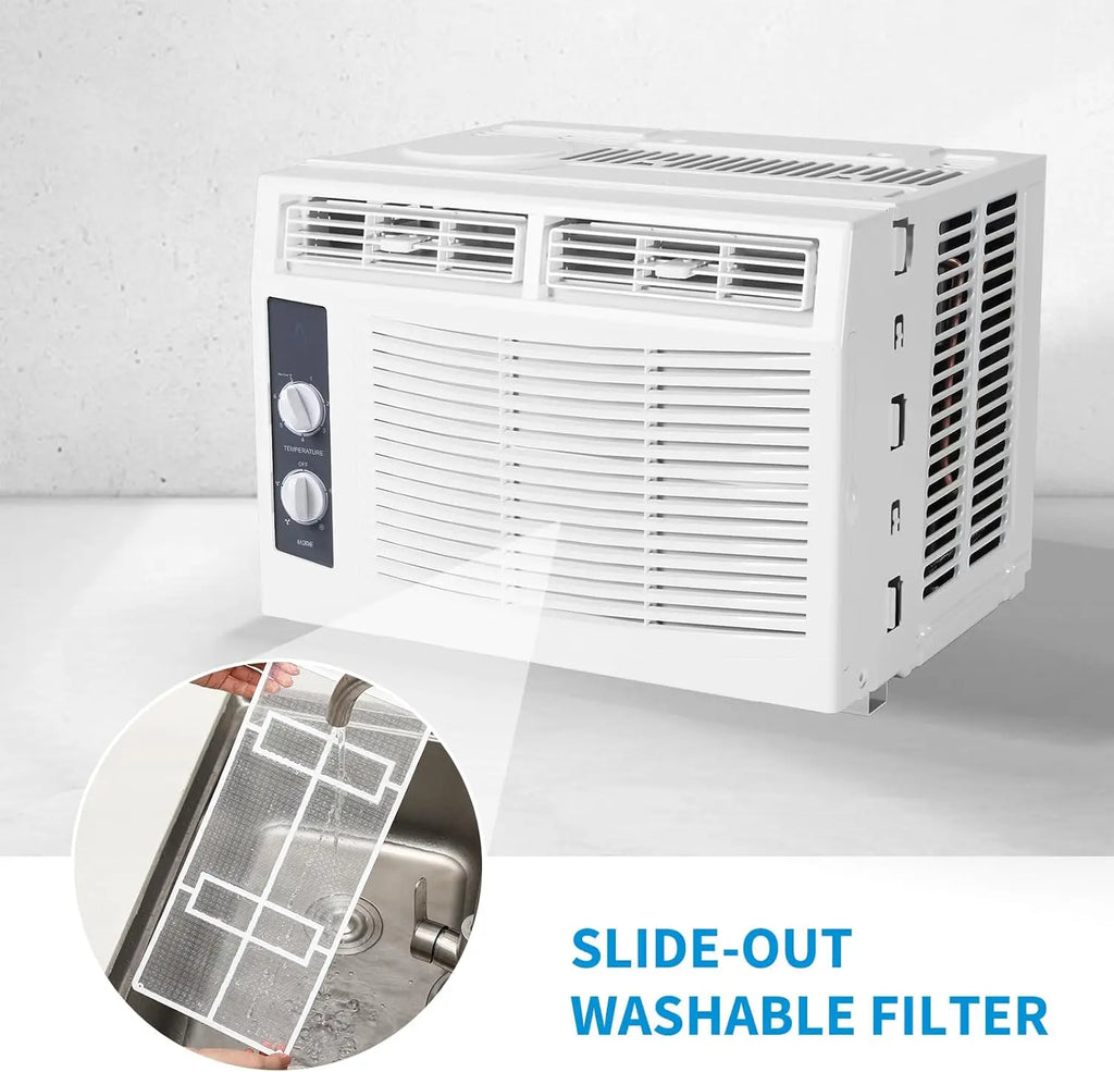 5000 BTU Window AC Unit with Remote