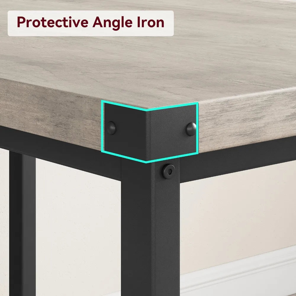 3-Pieces Dining Table Set for 4 for Small Space