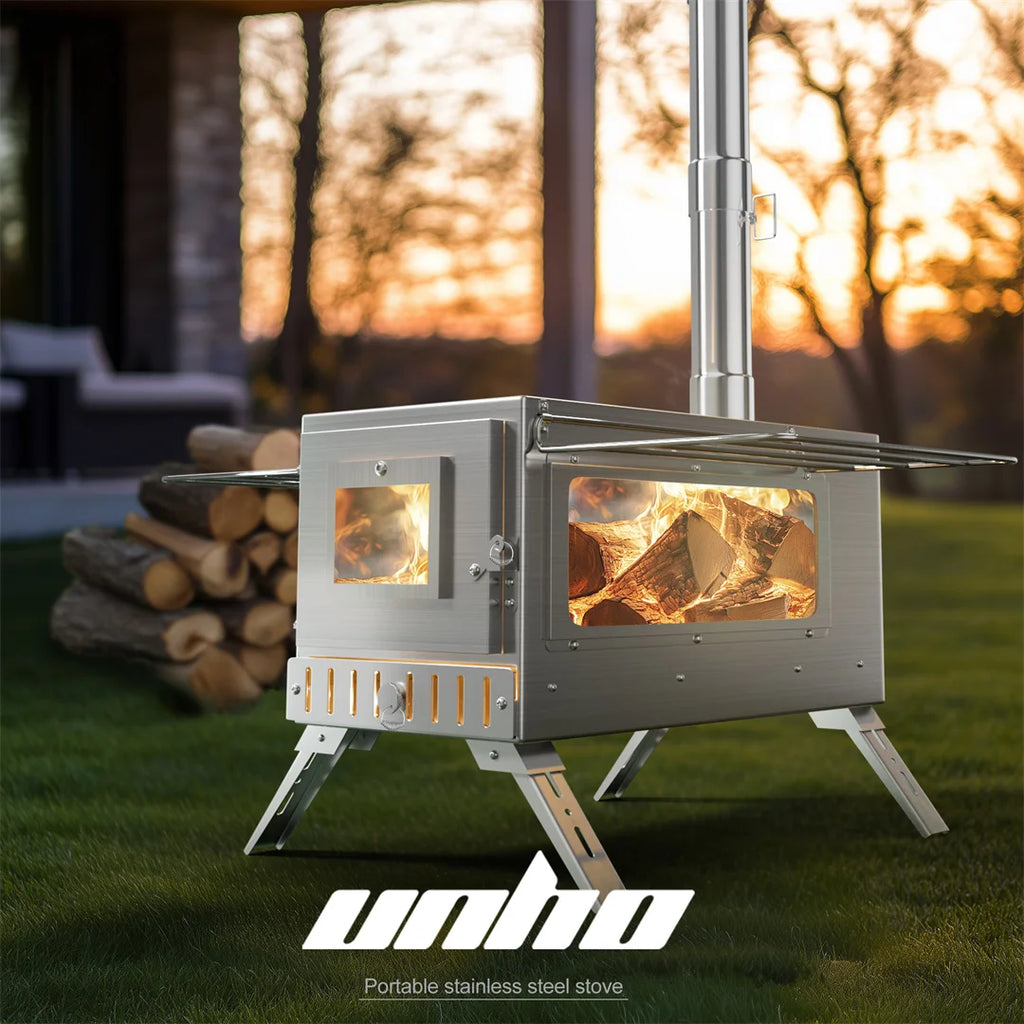 Outdoor Wood Burning Stove Stainless Steel