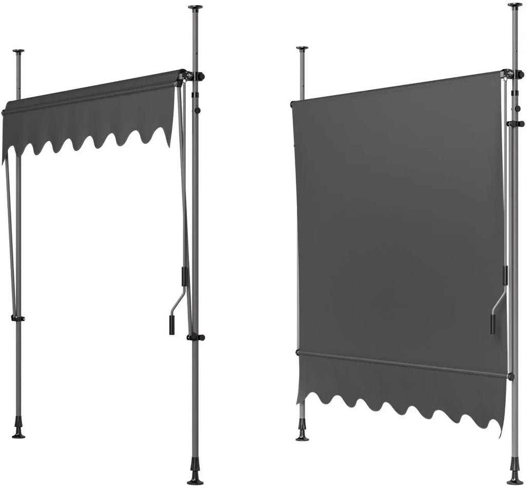 Awning Balcony Patio Retractable Awning UV50+ Sun Shade Awning