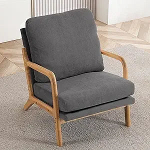 Small Cozy Leather Reading Chairs for Adults