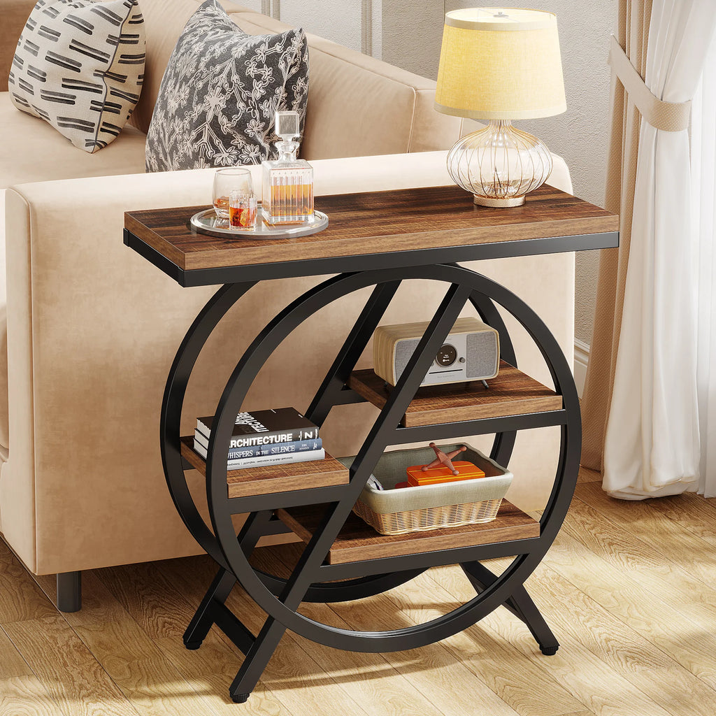 3-Tier Narrow Side Table for Living Room