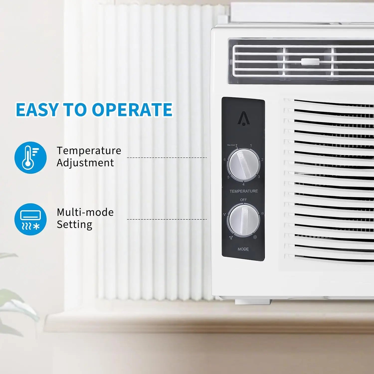 5000 BTU Window AC Unit with Remote