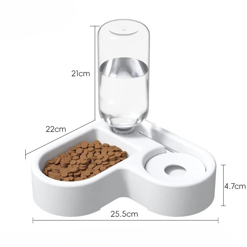 Tilted Cat Food Bowl Anti Vomiting Plastic Feeding dish