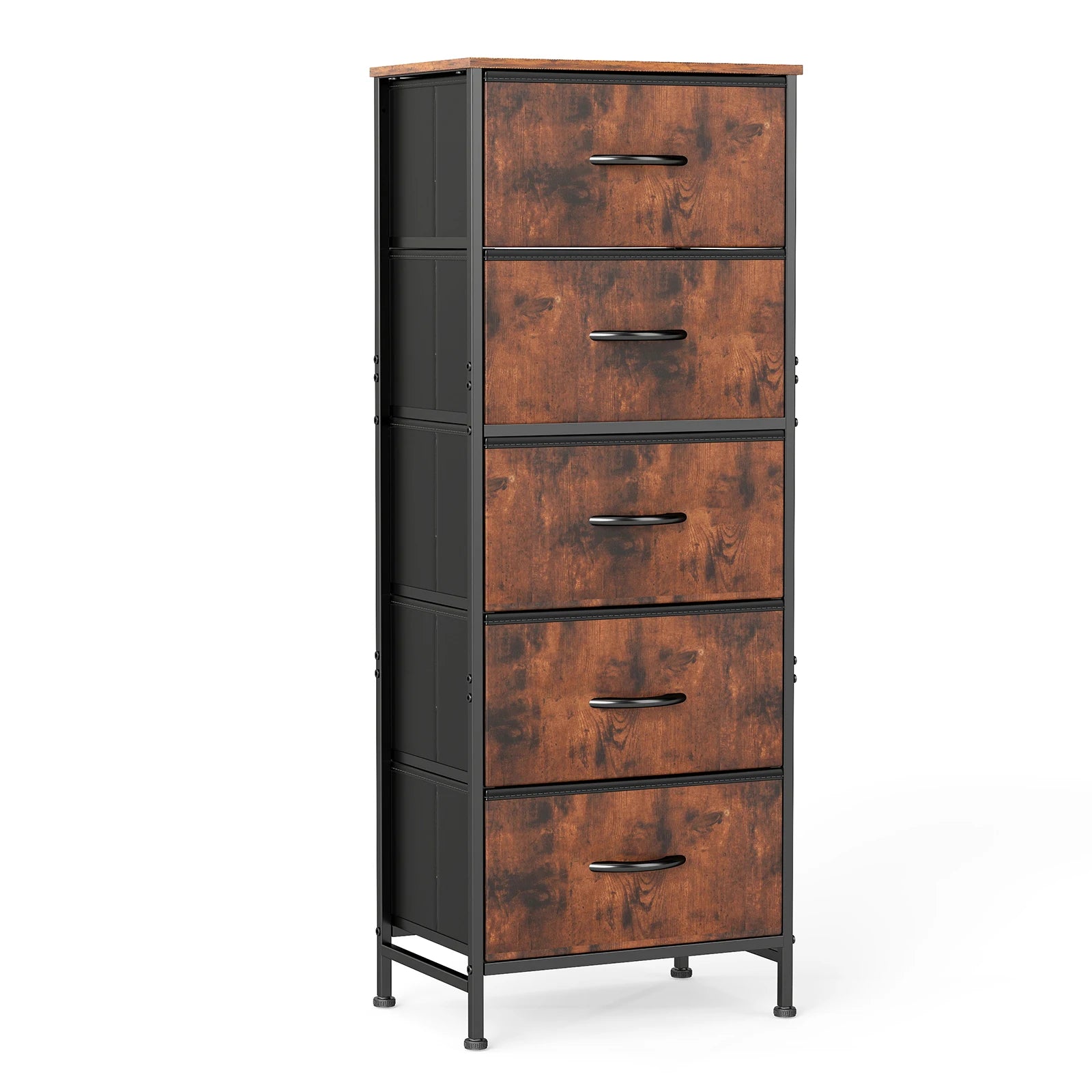 48IN Dresser For Bedroom With 5 Drawers Steel Frame