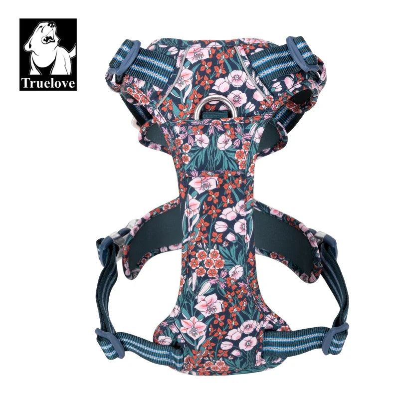 Truelove Pet Dog Harness for Big Medium Small with Cotton Aluminum Alloy